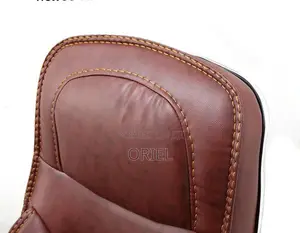 Office Chair: Modern Brown Leather Chair