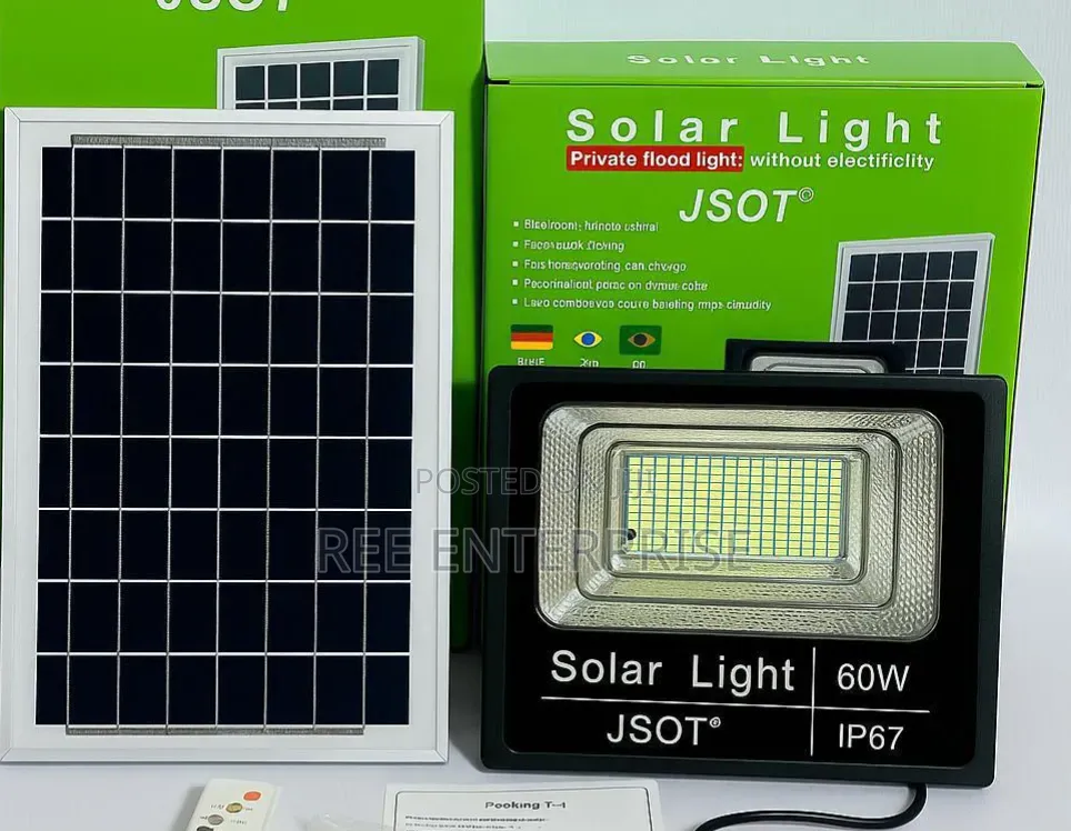 Solar Flood Light: Us-60w