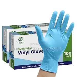 💚100pcs Disposable Synthetic Gloves ,Material:Nitrile