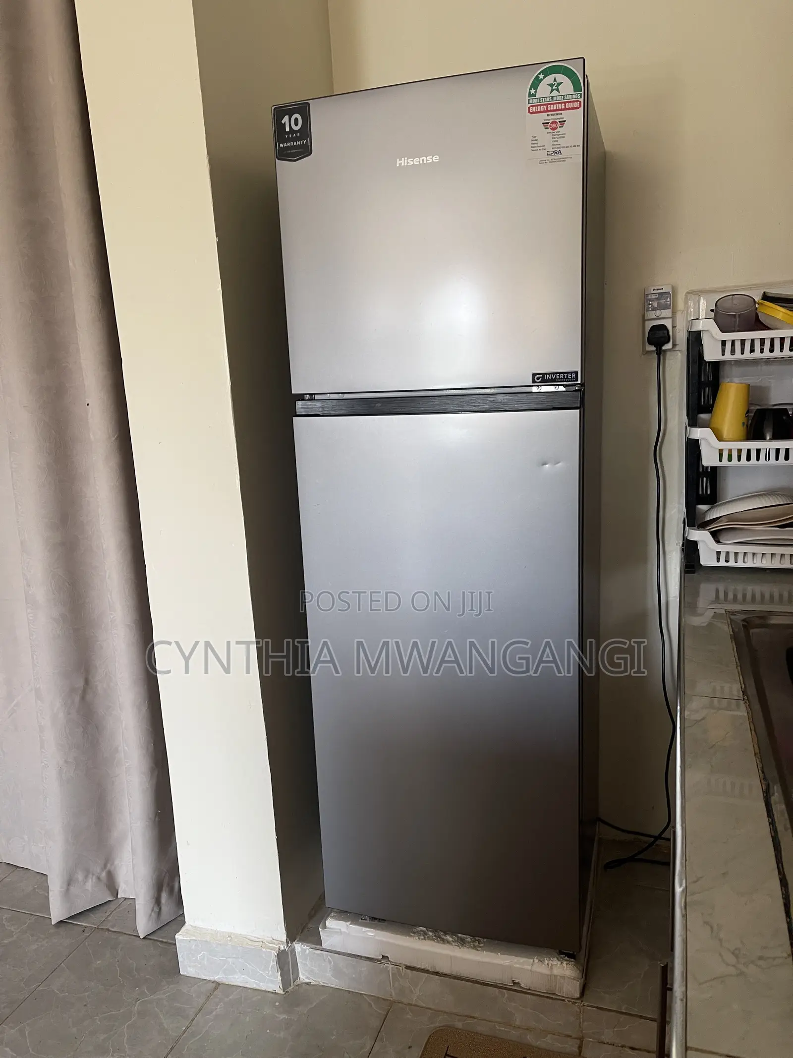 HISENSE FRIDGE 250lires KSH 39,000