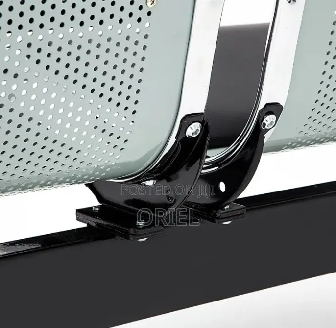 Ce Bench : 3-Seater Padded Black Leather Waiting Bench