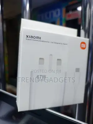 Original Xiaomi 67W Fast Charger With USB-C Cable