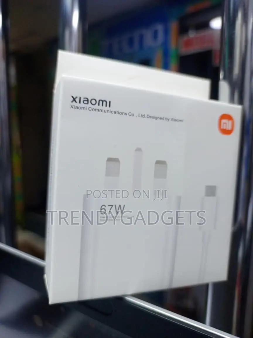 Original Xiaomi 67W Fast Charger With USB-C Cable