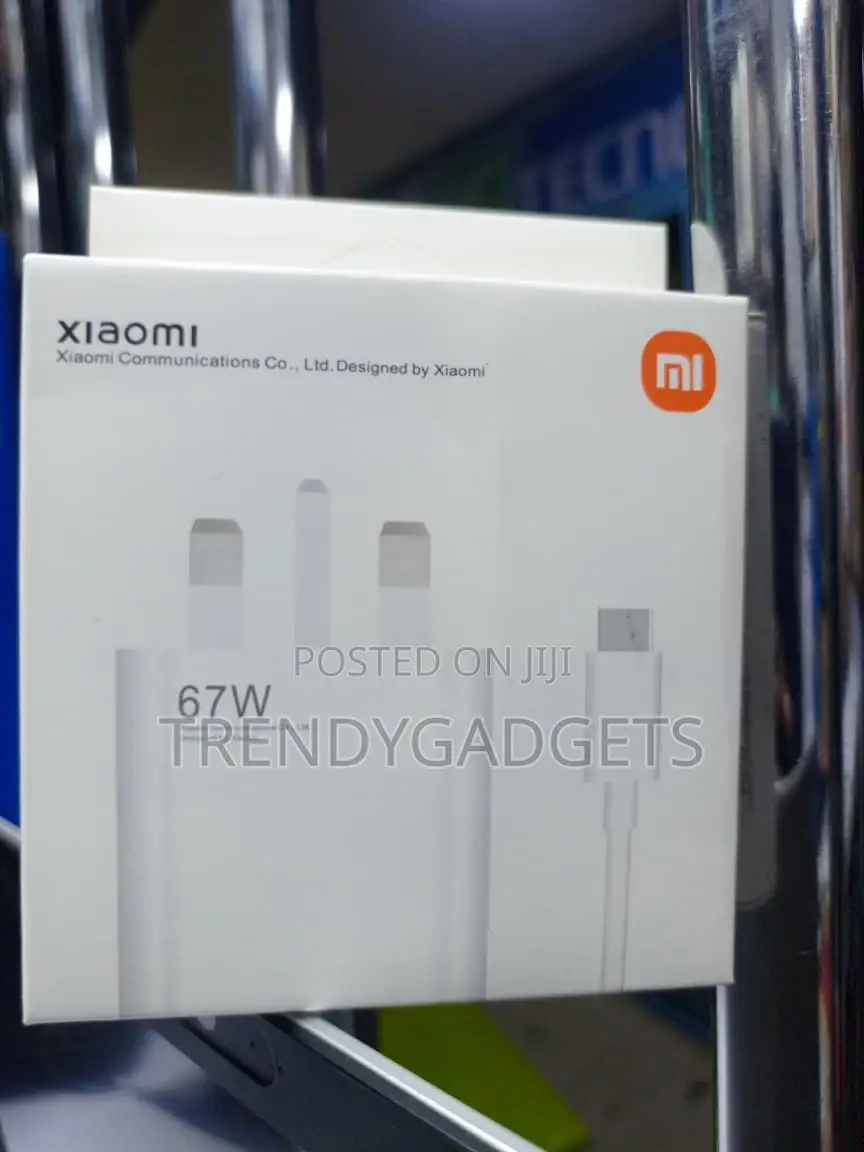 Original Xiaomi 67W Fast Charger With USB-C Cable
