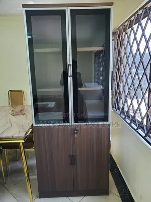 2-Door Glass Display and Cabinet