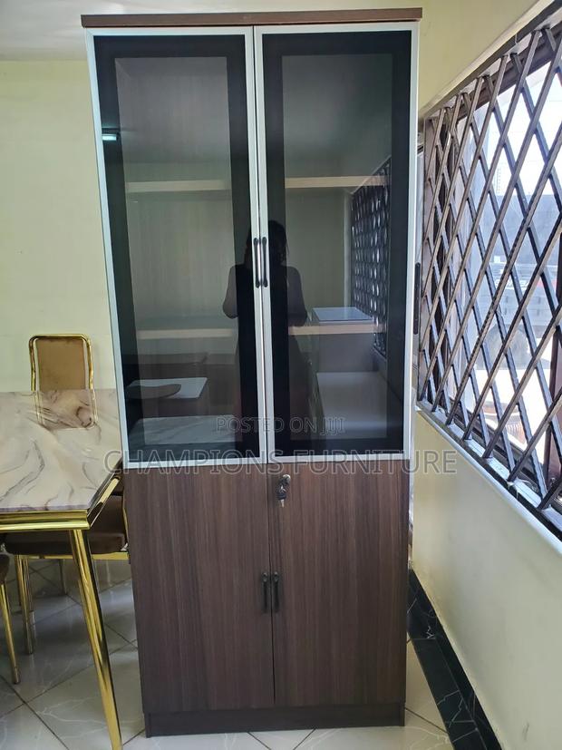 2-Door Glass Display and Cabinet