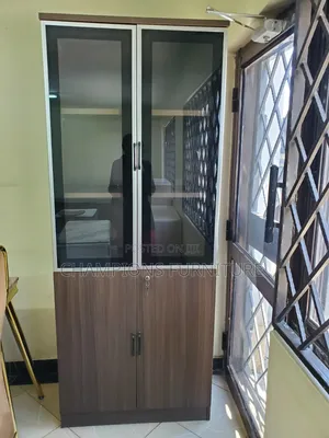 2-Door Glass Display and Cabinet