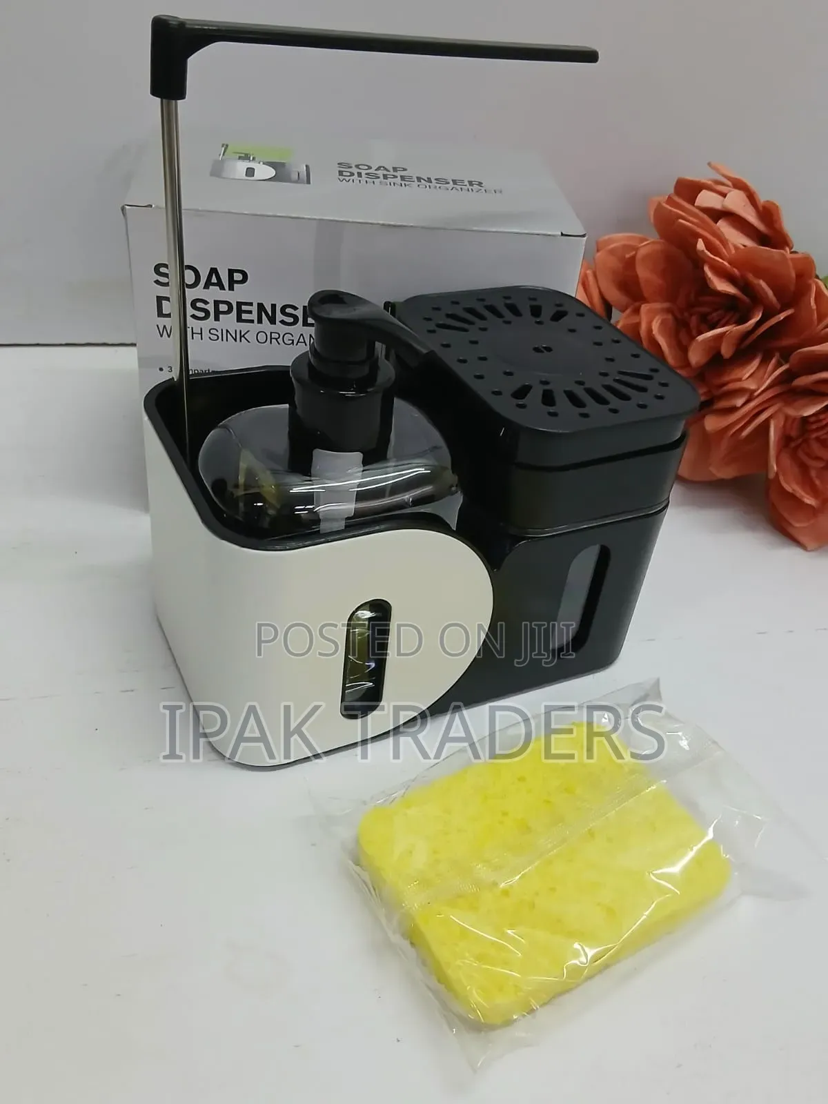 *⏯ Hand and Dish Soap Dispenser Set With Sponge*