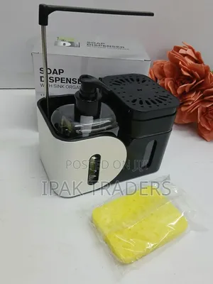 *⏯ Hand and Dish Soap Dispenser Set With Sponge*