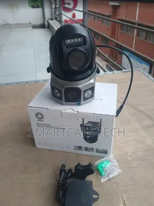 V380 AC 4G Dual Lens Security Camera – 360° Smart CCTV~