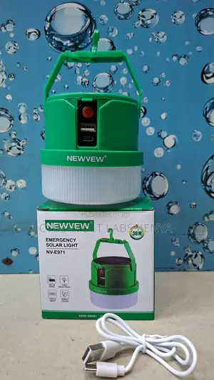 NEWVEW NV-E971 30W Emergency Solar Light – Rechargeable LED Lantern