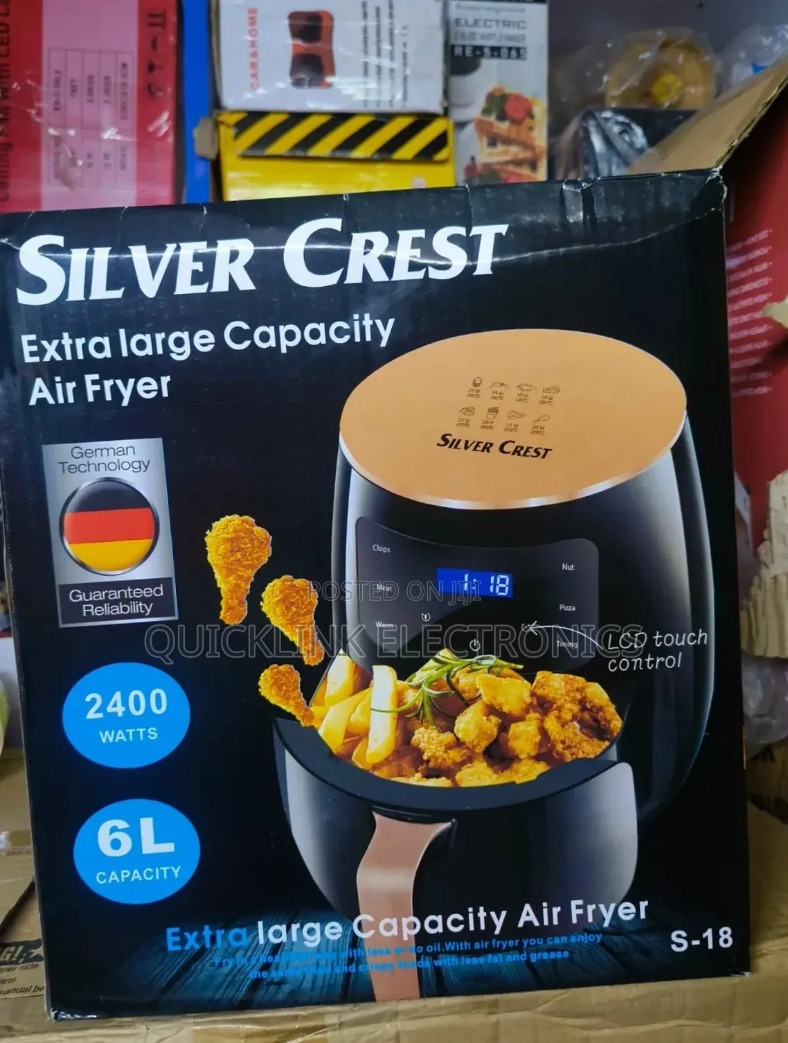 6 Litres Silver Crest Air Fryer