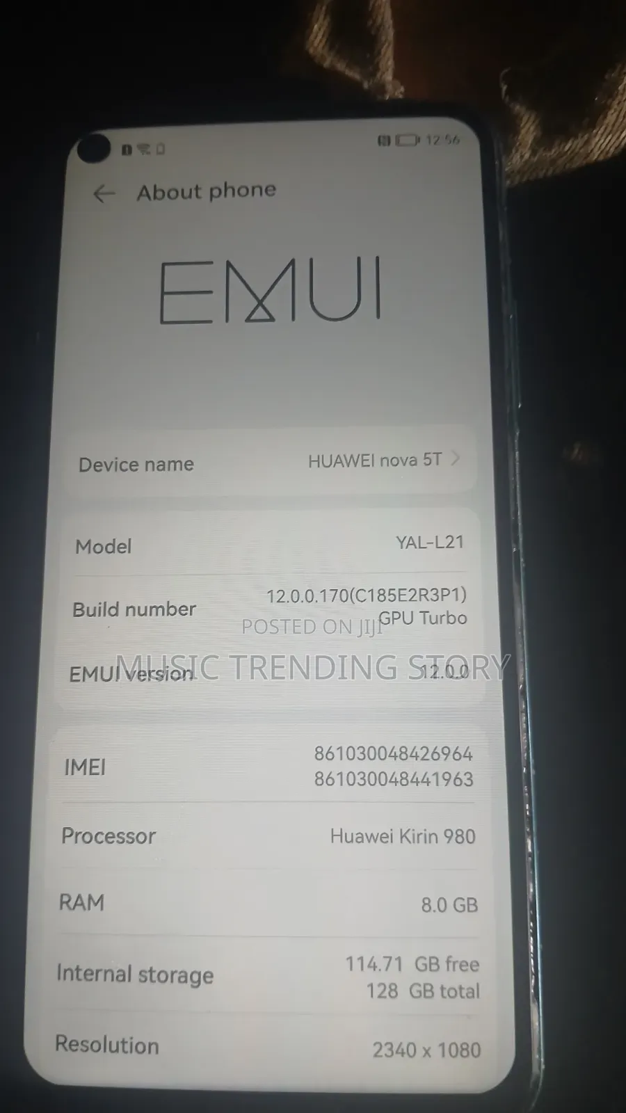 Huawei Nova 5T 128 GB Blue