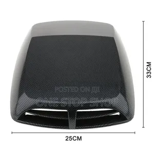 Universal Decorative Car Hood Scoop With Carbon Fiber Pattern 33*25cm