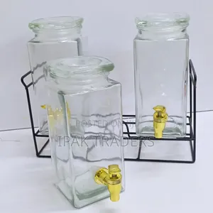 *⏯1.6l Tripple Glass Juice Dispensers