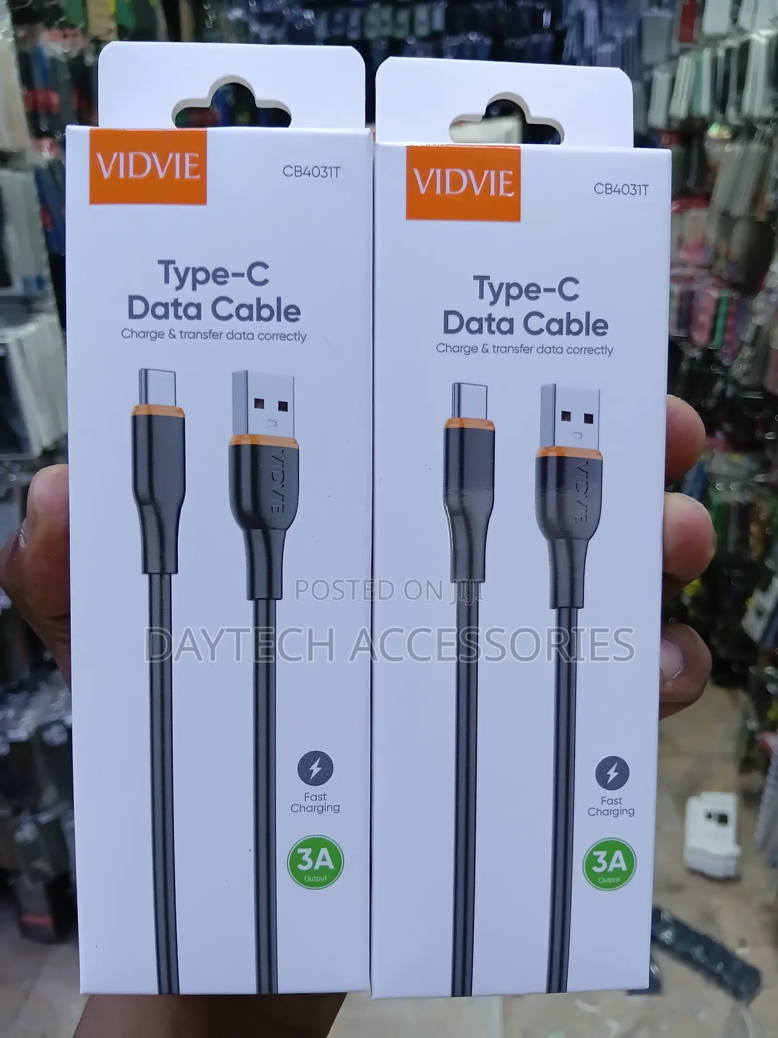 Vidvie CB4031T Type-C to USB Charging and Data Cable Fast Charging 3A