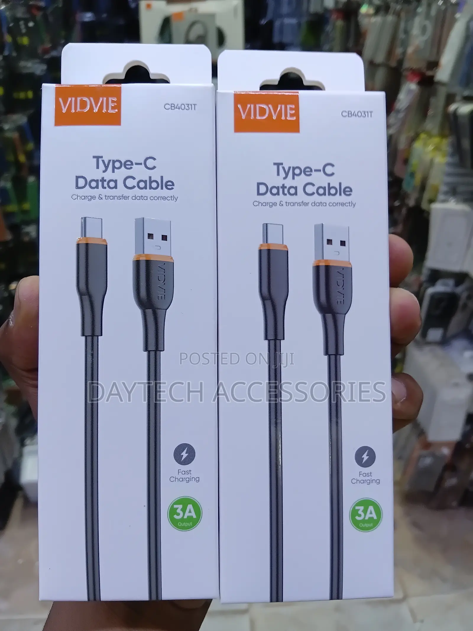 Vidvie CB4031T Type-C to USB Charging and Data Cable Fast Charging 3A
