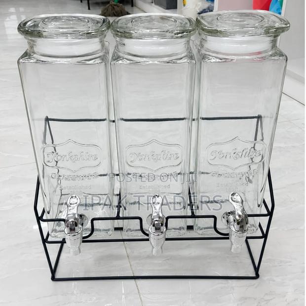 1.6l Tripple Glass Juice Dispenser