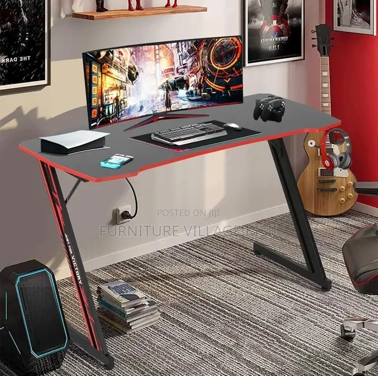 Office Furniture; Gaming Table With LED Light 1400mm