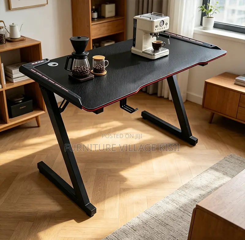 Office Furniture; Gaming Table With LED Light 1400mm