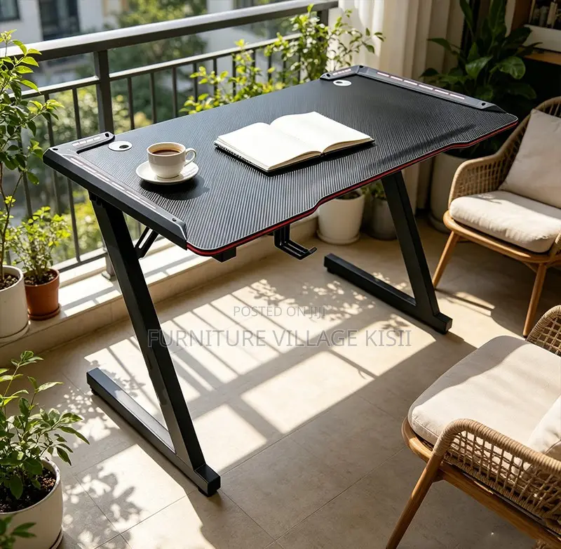 Office Furniture; Gaming Table With LED Light 1400mm