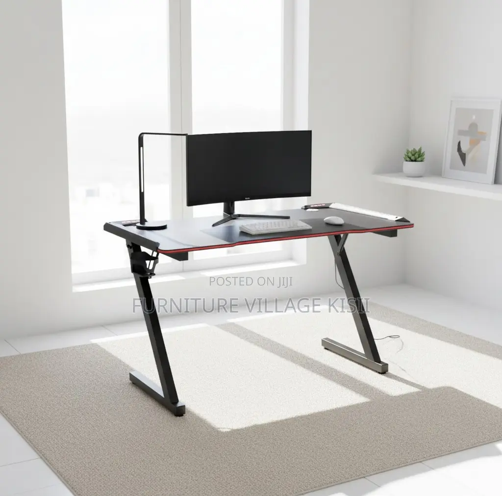 Office Furniture; Gaming Table With LED Light 1400mm
