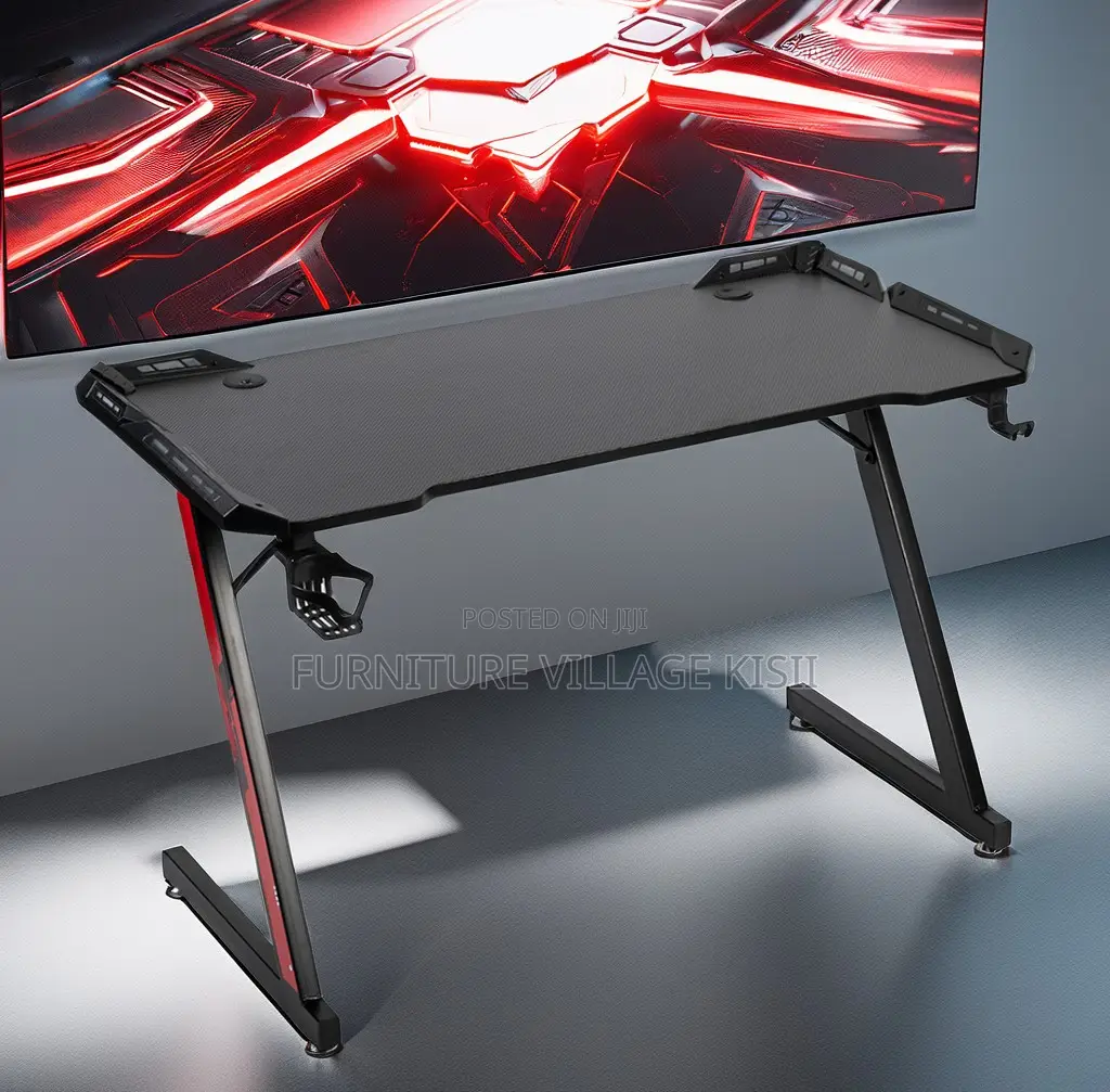 Office Furniture; Gaming Table With LED Light 1400mm
