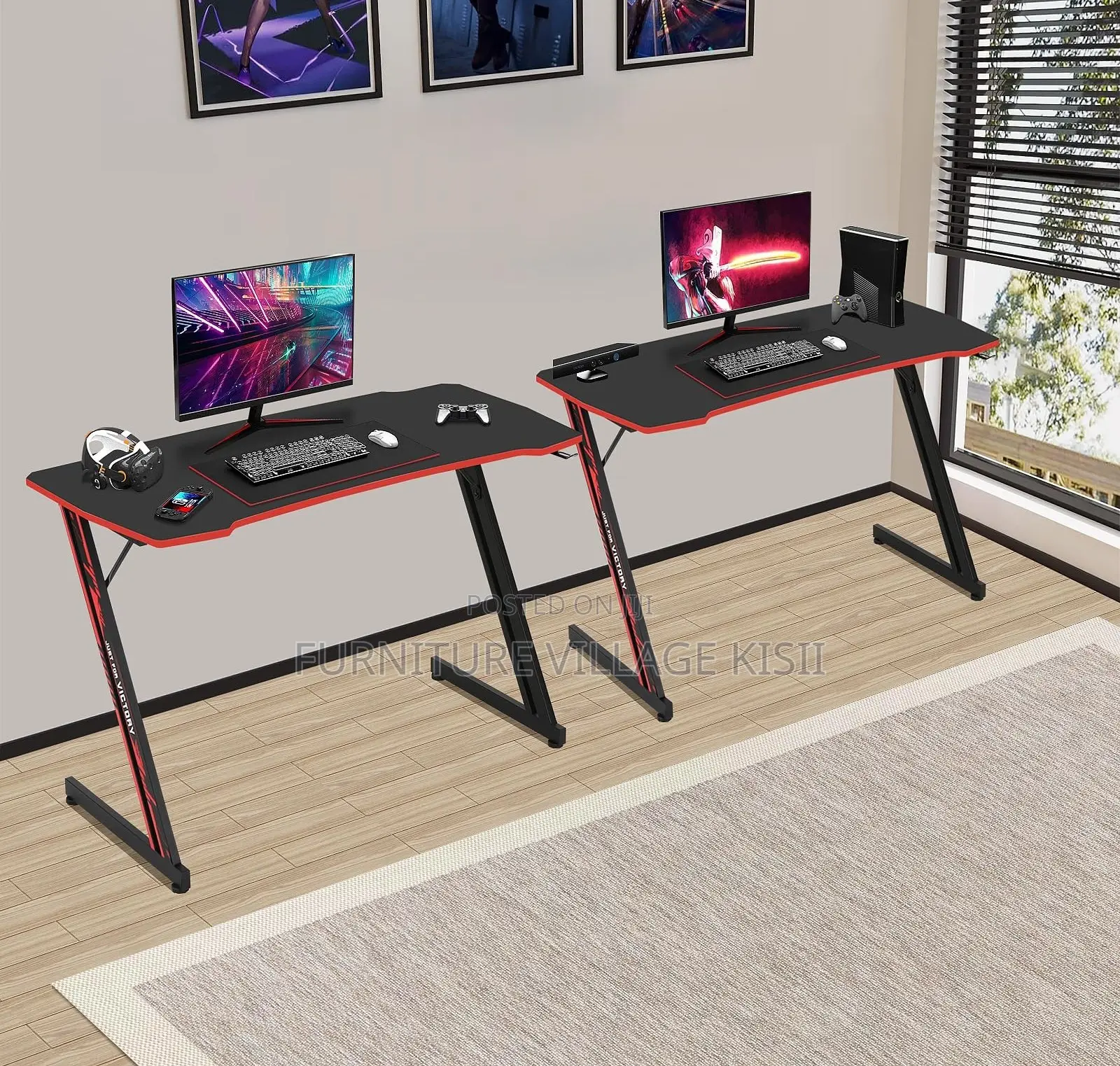 Office Furniture; Gaming Table With LED Light 1400mm