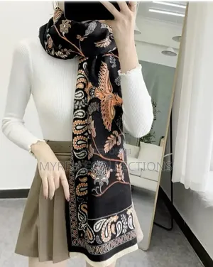 Ladies Double Sided Cashmere Scarf - Affordable Warm Scarf