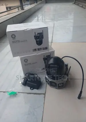 V380 AC Powered 4G Dual Lens Outdoor Security Camera`