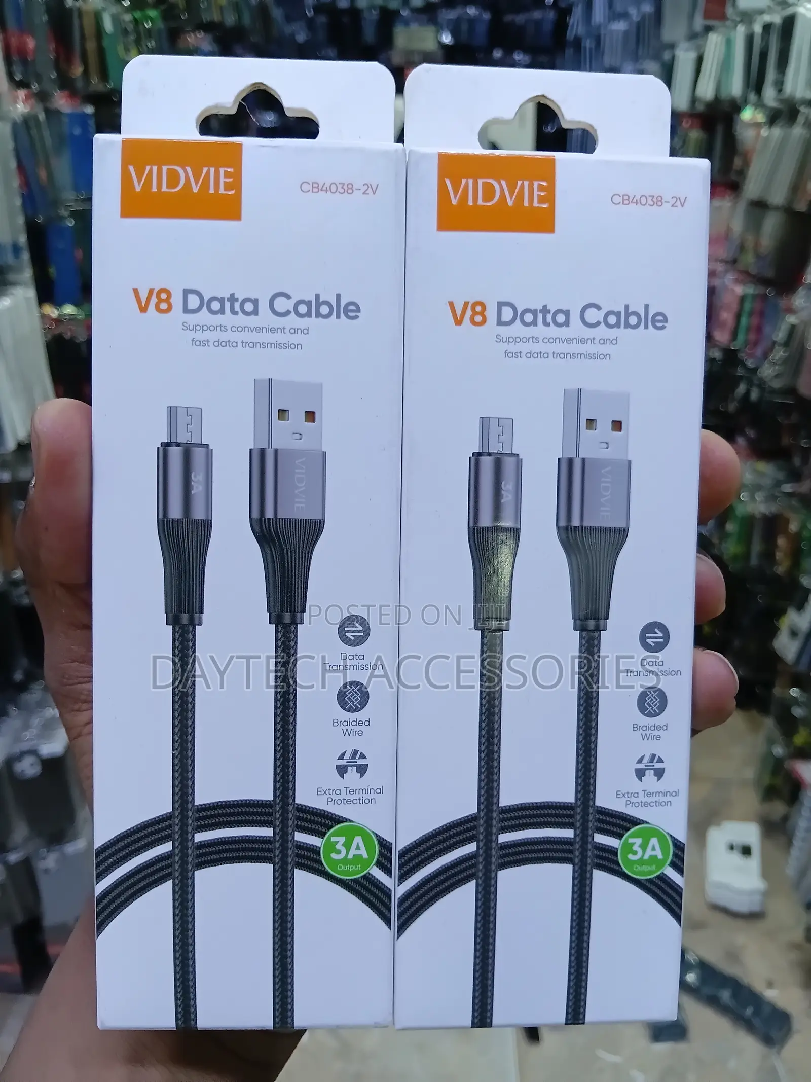 Vidvie V8 Micro-USB Data Cable (Model CB4038)
