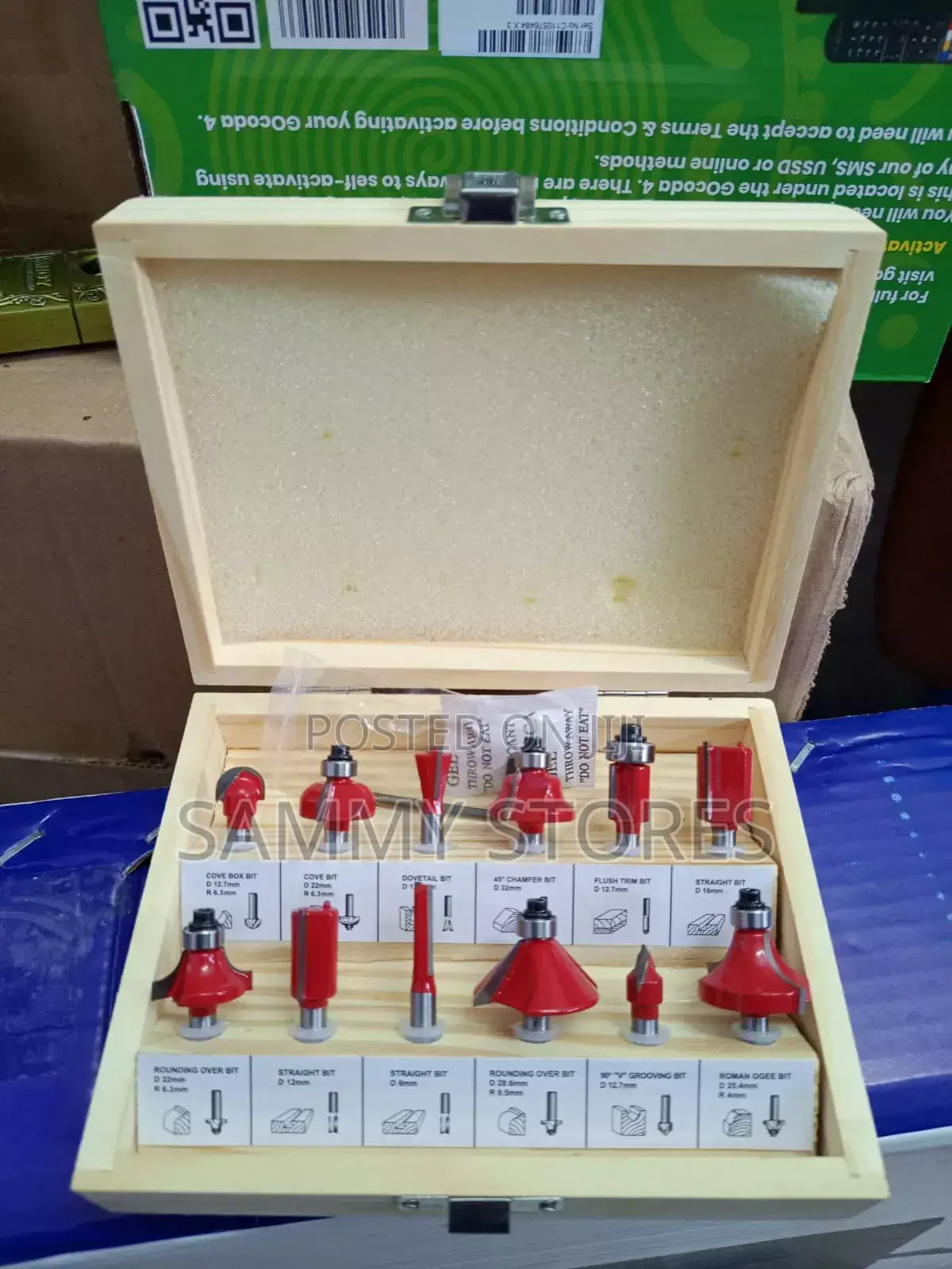 Professional Wood Router Bit Set – Precision Woodworking Tools