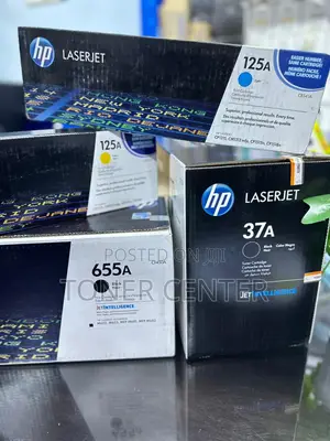 HP 655A Black Original LaserJet Toner Cartridge