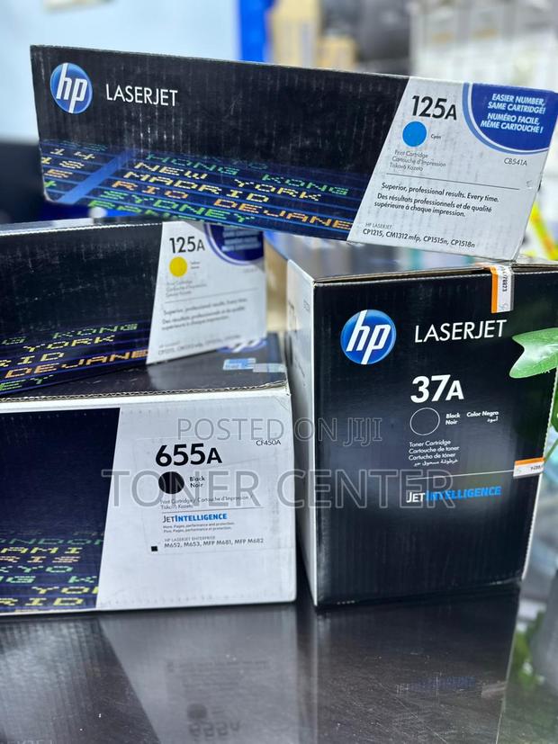 HP 655A Black Original LaserJet Toner Cartridge