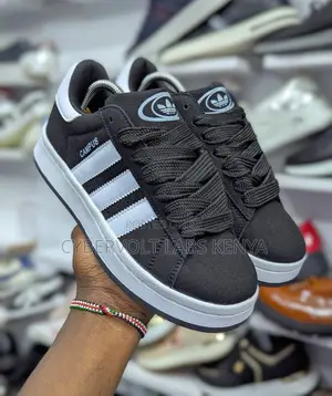 Adidas Campus Sneakers – Black & White / Black & Pink – Sizes 37–42