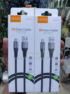 VIDVIE USB to Micro USB Data & Charging Cable 2.4A 1 Meter.