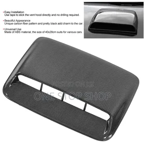 Carbon Fiber Air Flow Vent Turbo Decor Hood