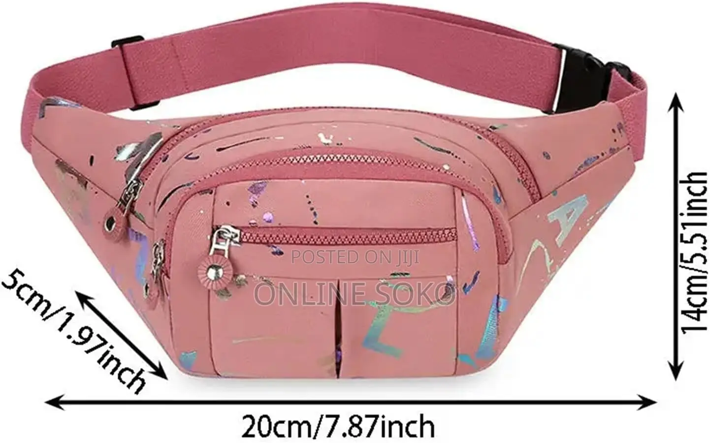 Unisex Running Chest Bag Crossbody Sling Waist Pack for Sport & Travel