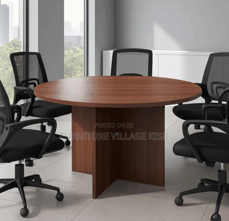 Office Furniture; Round Wooden Conference OfficeTable.