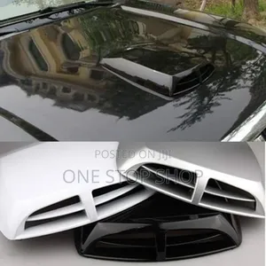 Non_functional Stick on Decorative Sporty Visual Upgrade Bonnet Scoop