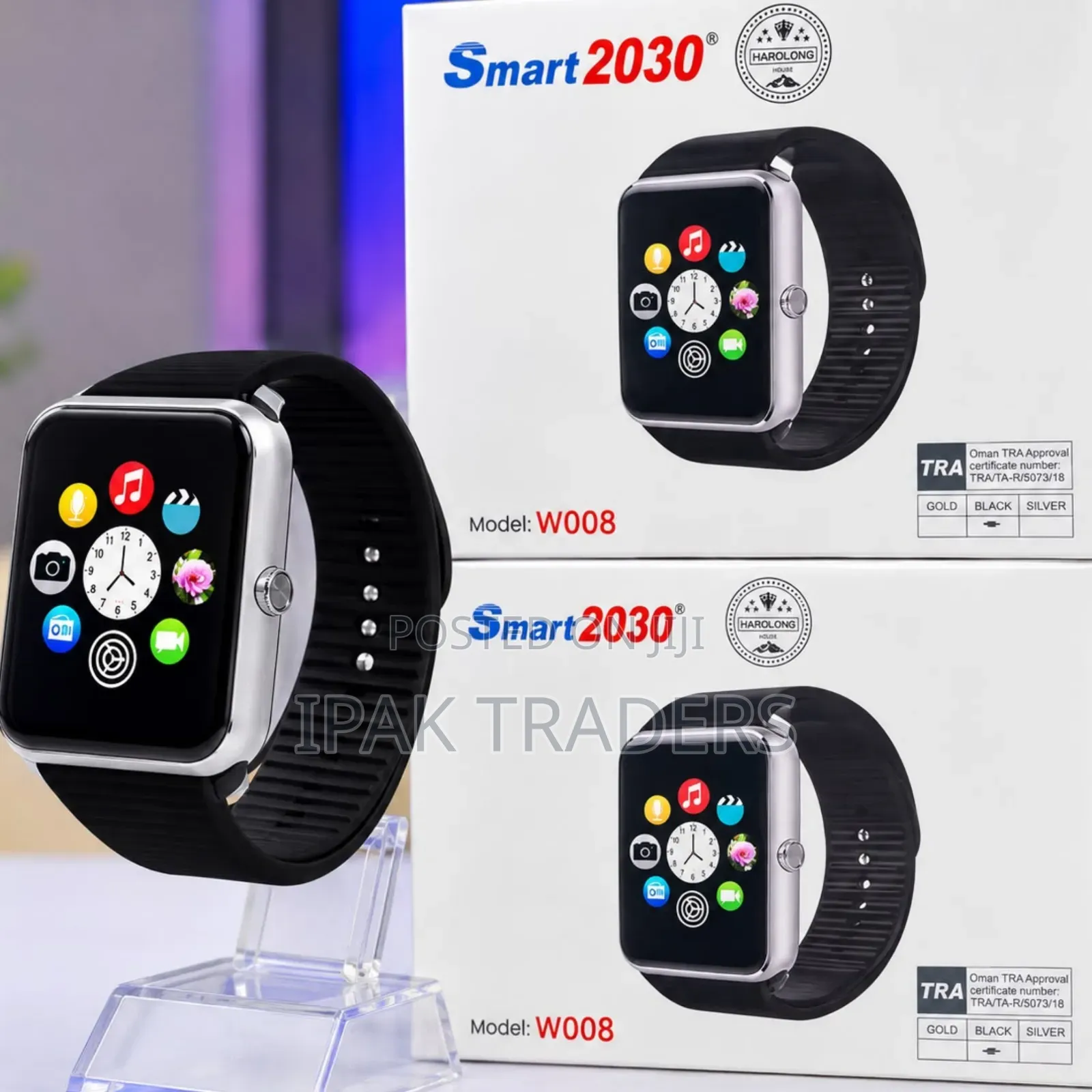 Universal Smart 2030 Smart Watch W008 Black