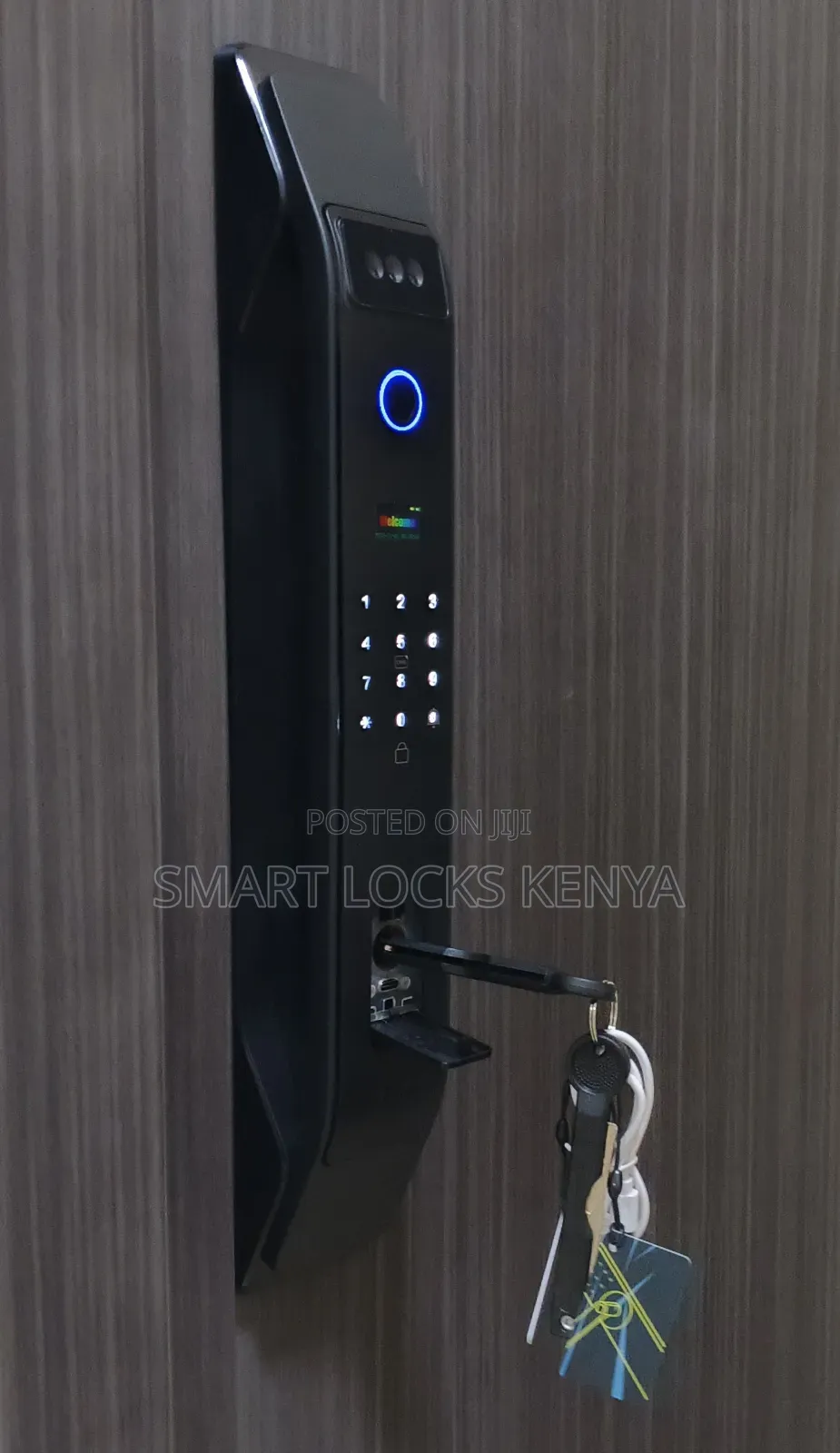 Wifi Door Lock Works With Tuya App Passwoerds  Fingerprints