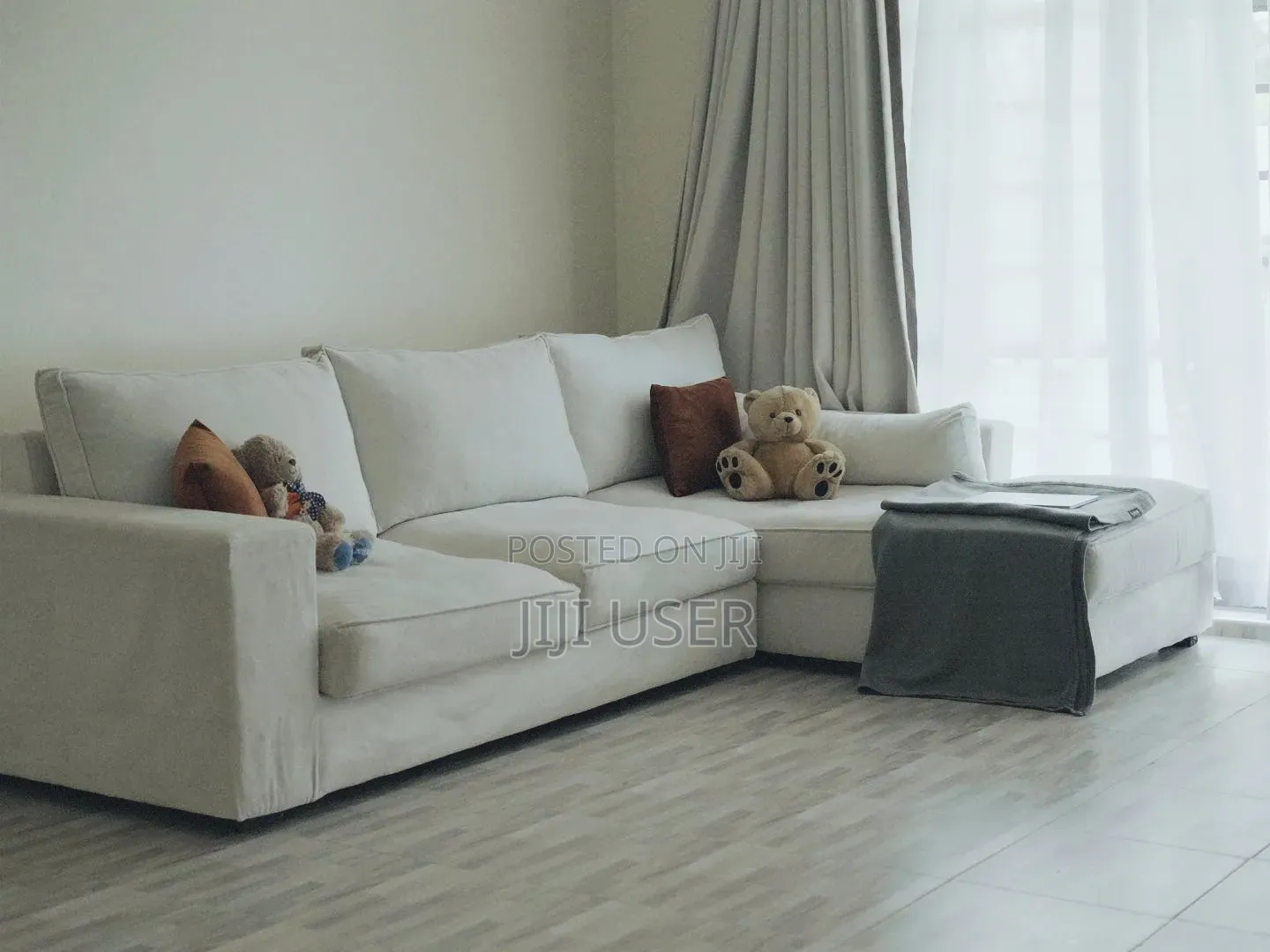 5 Seater L Sofa Set