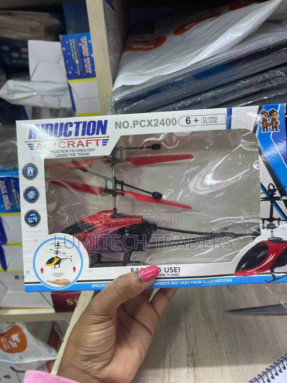 Flying Induction Helicopter Toy