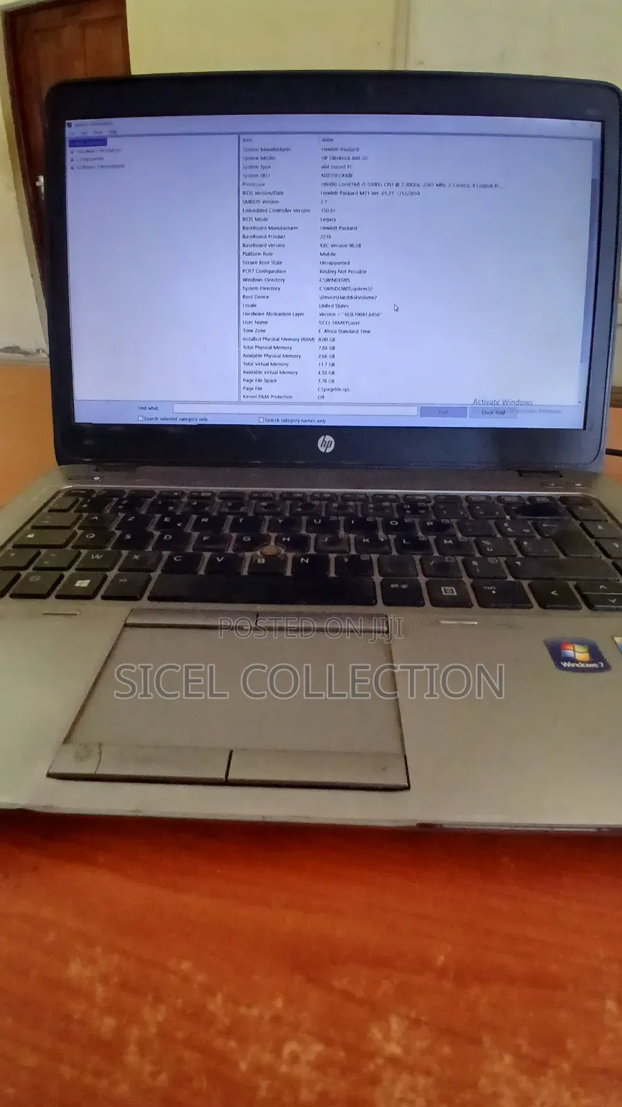 Laptop HP EliteBook 840 G2 8GB Intel Core i5 HDD 500GB