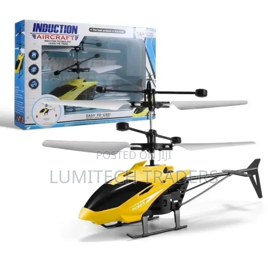 Flying Induction Helicopter Toy Gesture Sensing Induction