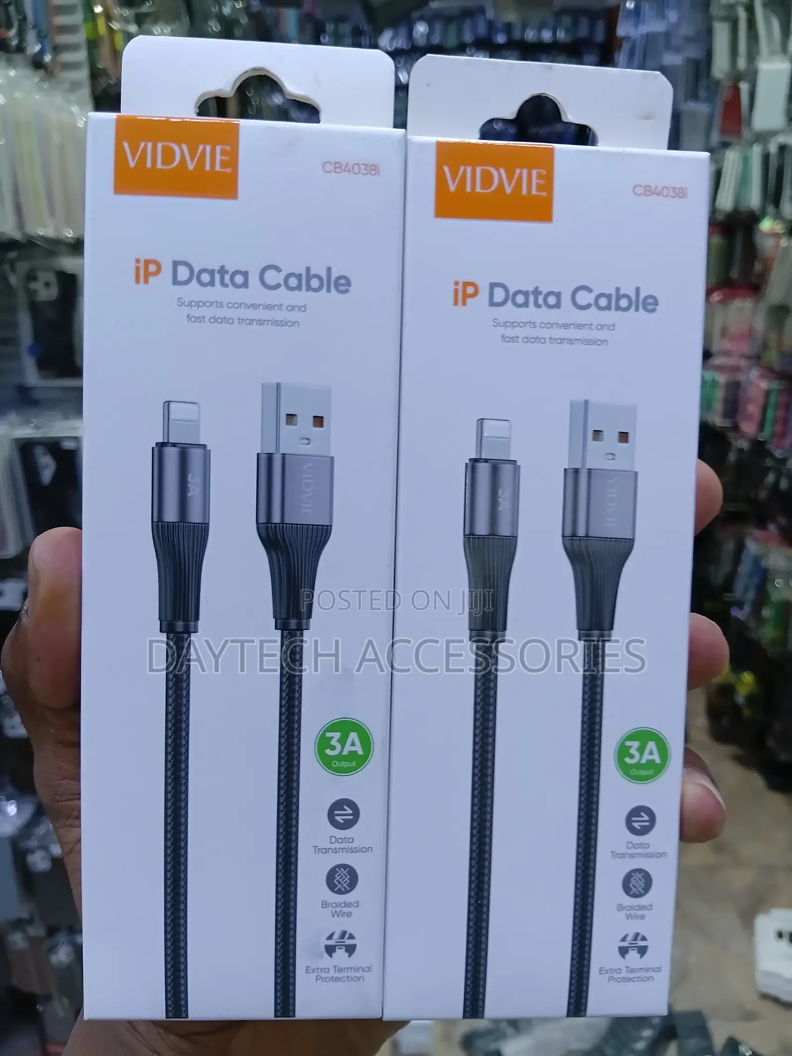 The Vidvie CB4038i USB to Lightning (iP) Data & Charging Cable.