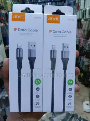 The Vidvie CB4038i USB to Lightning (iP) Data & Charging Cable.