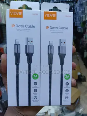 The Vidvie CB4038i USB to Lightning (iP) Data & Charging Cable.