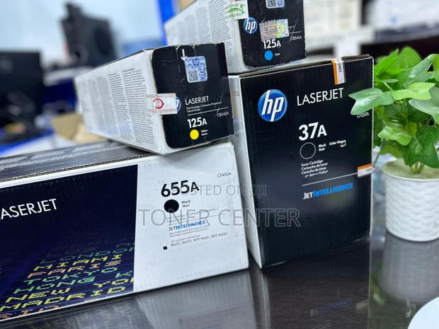Authentic HP 655A LaserJet Toner Cartridge (CF450A)